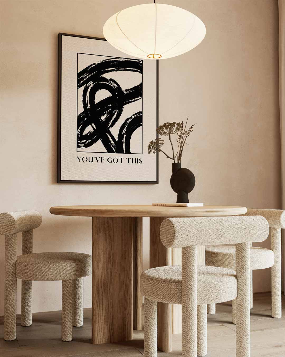 Motivatie Poster "You've Got This Kunstwerk-canvas-dibond-plexiglas-wanddecoratie-WallArtistic