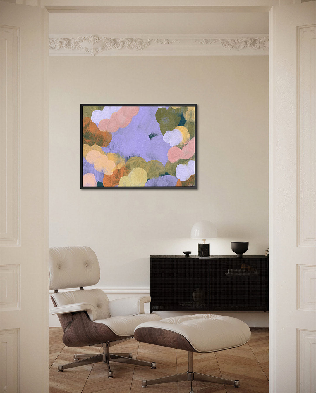 Kleurrijke vormen Kunstwerk