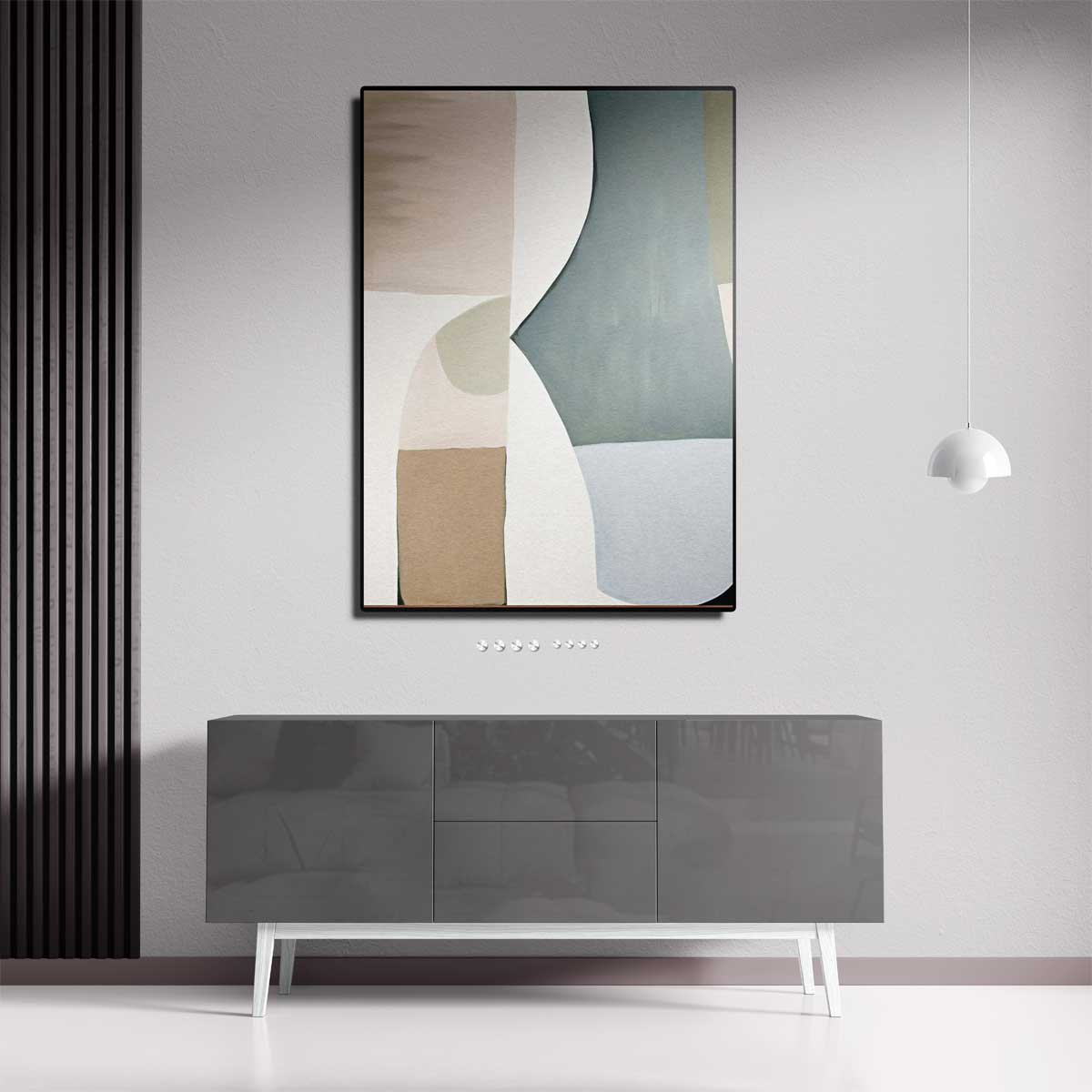Harmonieuze Abstractie Kunstwerk-canvas-dibond-plexiglas-wanddecoratie-WallArtistic