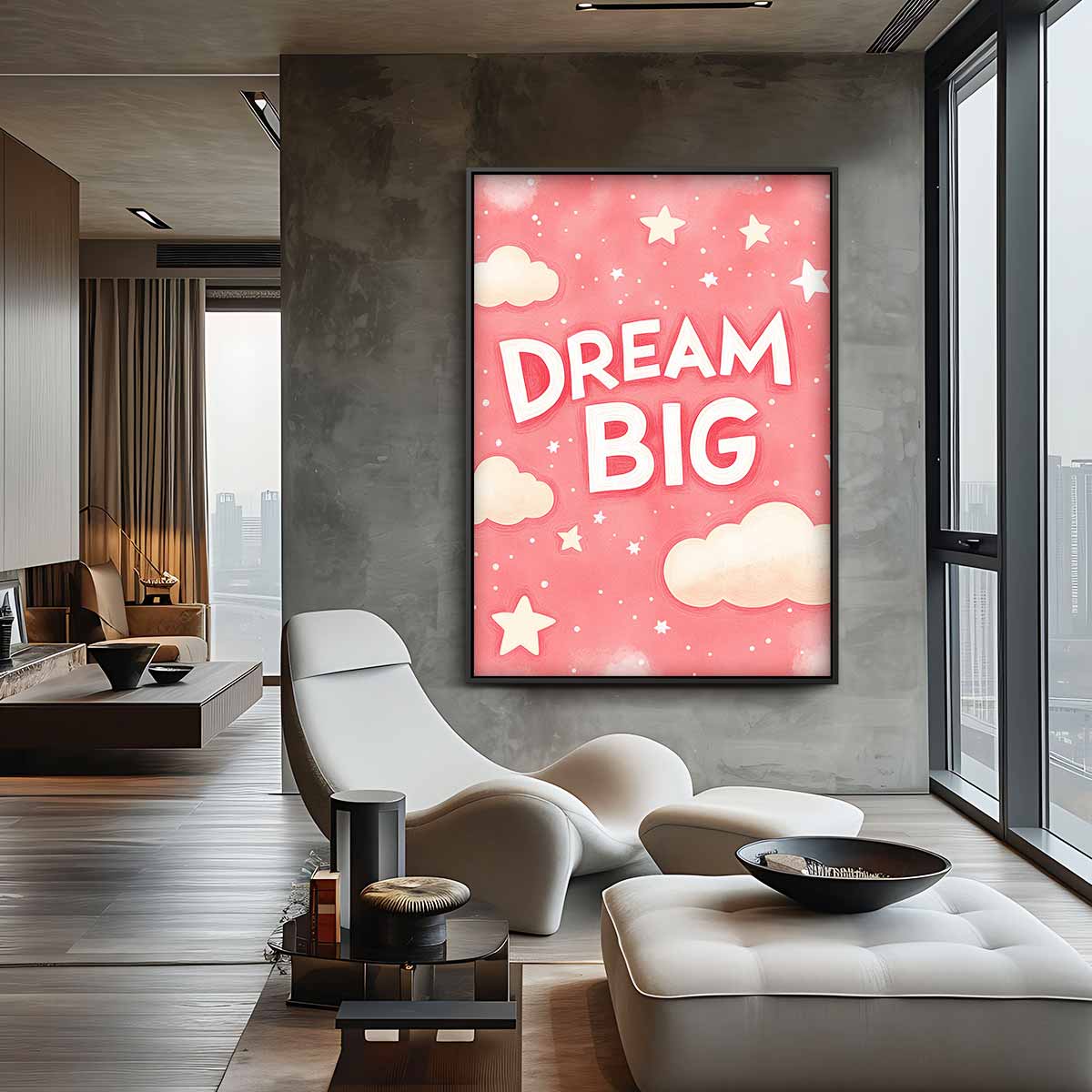 Droom Groot Poster Kunstwerk-canvas-dibond-plexiglas-wanddecoratie-WallArtistic