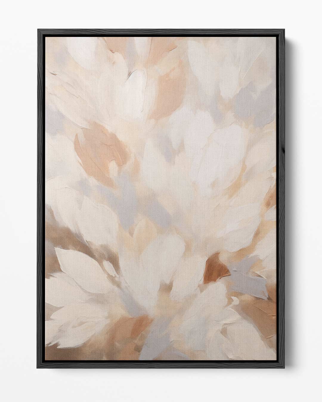 Bloemen in Neutrale Tinten Kunstwerk-canvas-dibond-plexiglas-wanddecoratie-WallArtistic