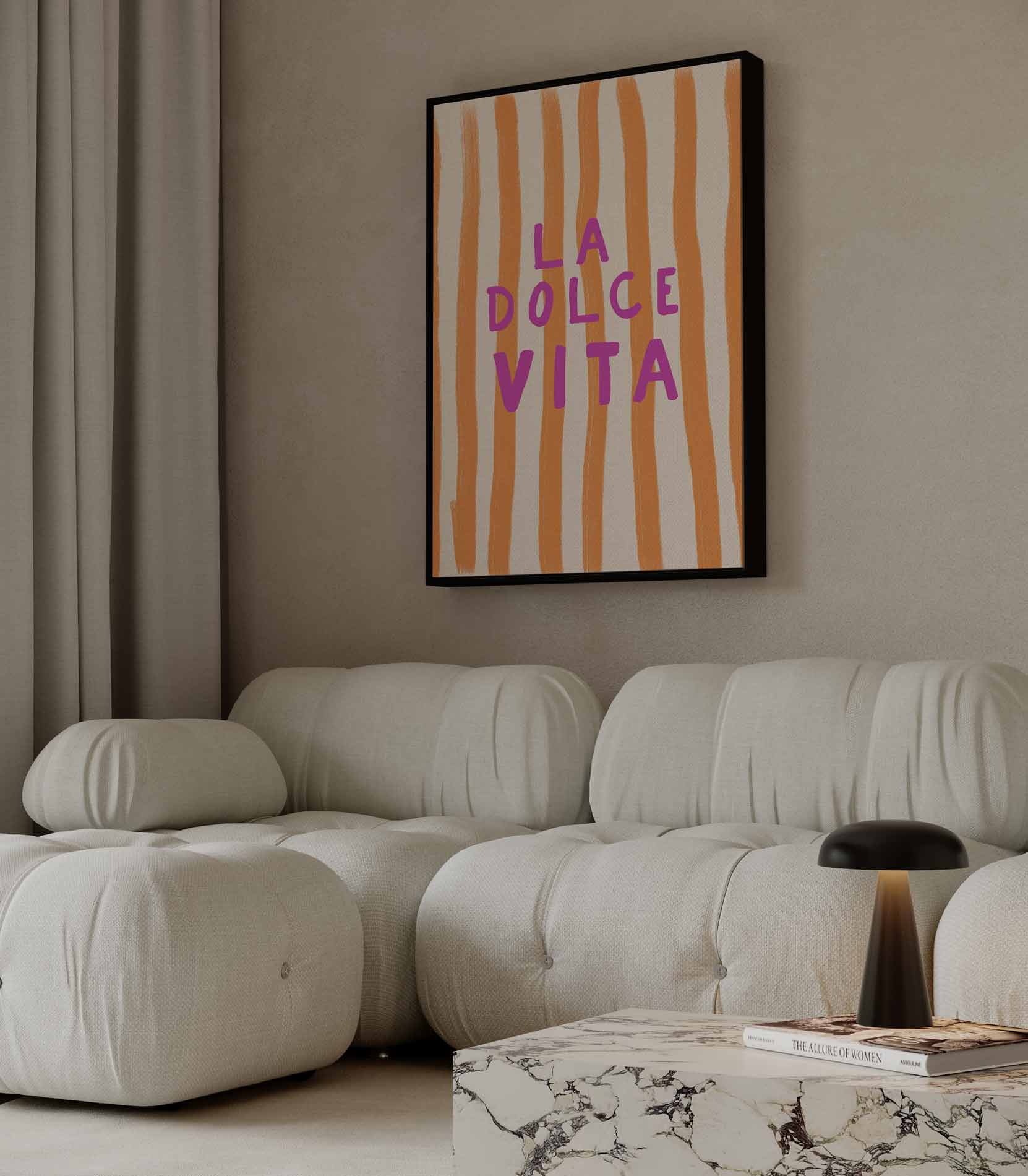 La Dolce Vita Kunstwerk-canvas-dibond-plexiglas-wanddecoratie-WallArtistic