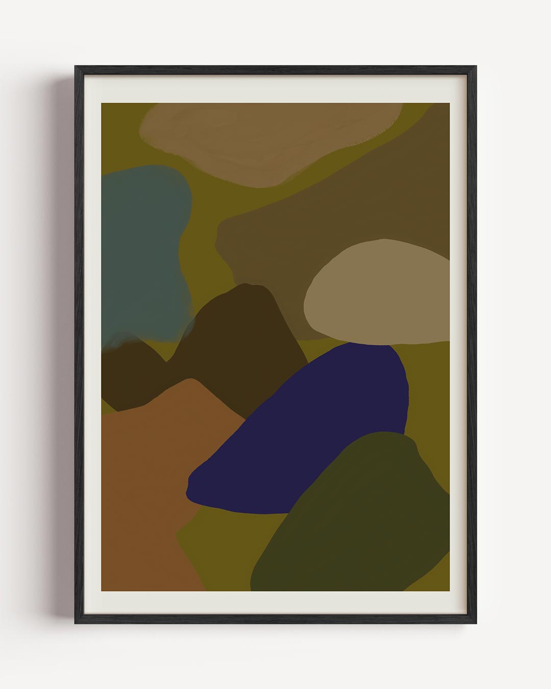 Abstracte Kleurenpracht Poster-WallArtistic