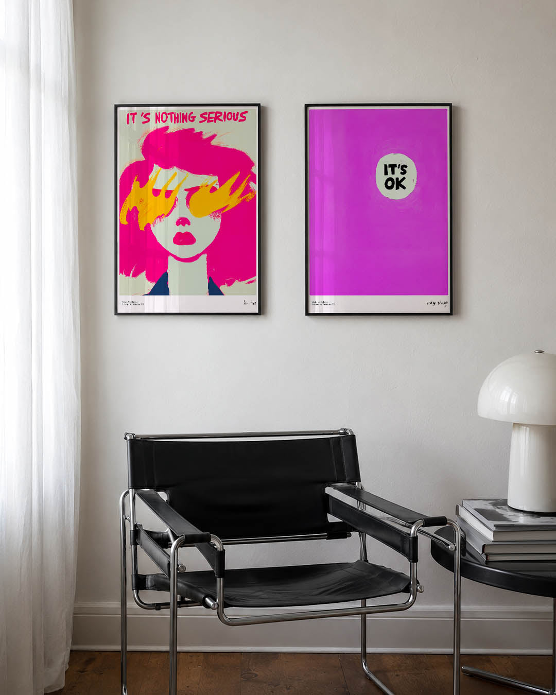 Kleurrijke expressie Posterset
