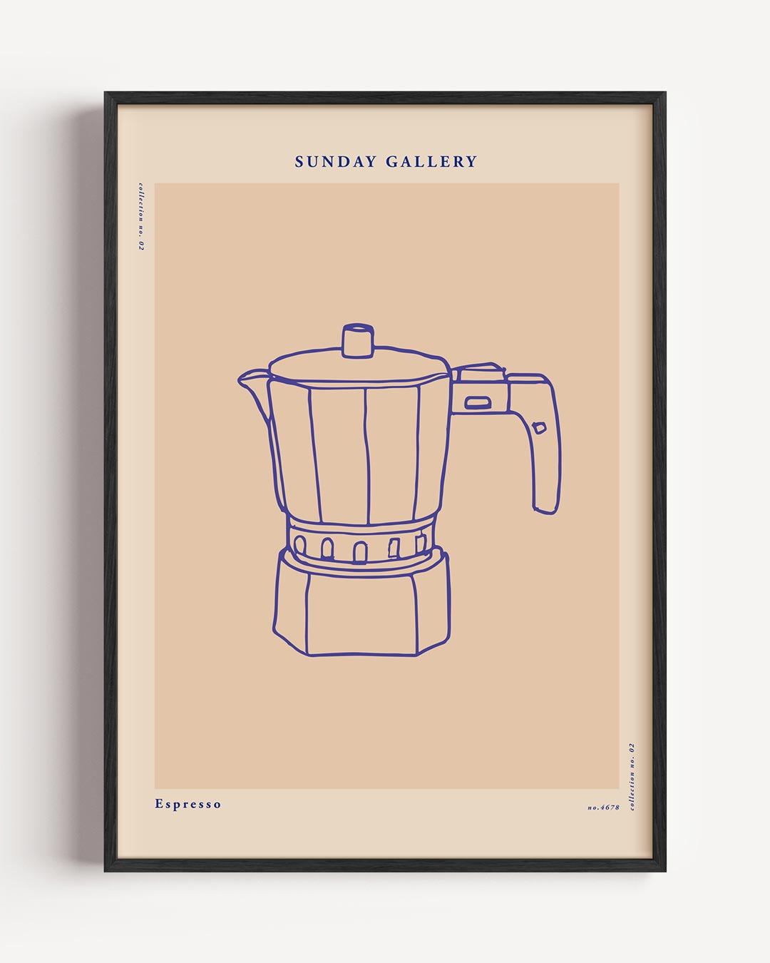 Stijlvolle Espresso Poster-WallArtistic
