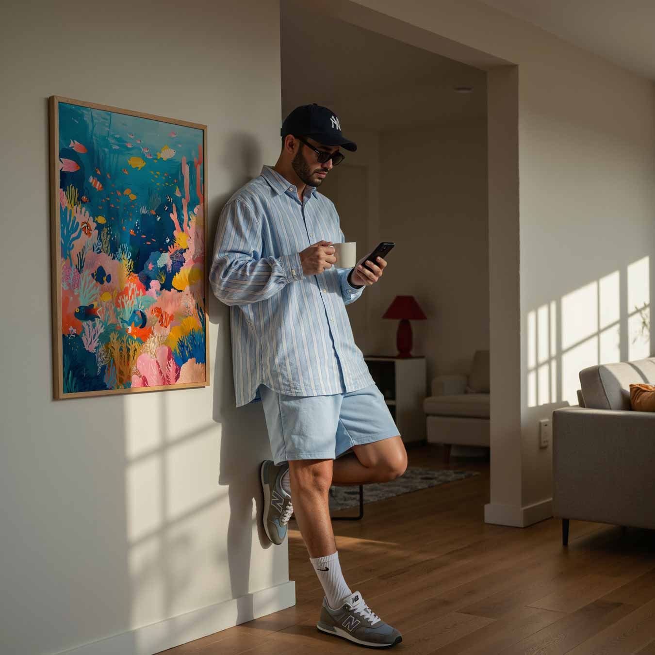 Kleurrijk Oceaanavontuur Poster-WallArtistic