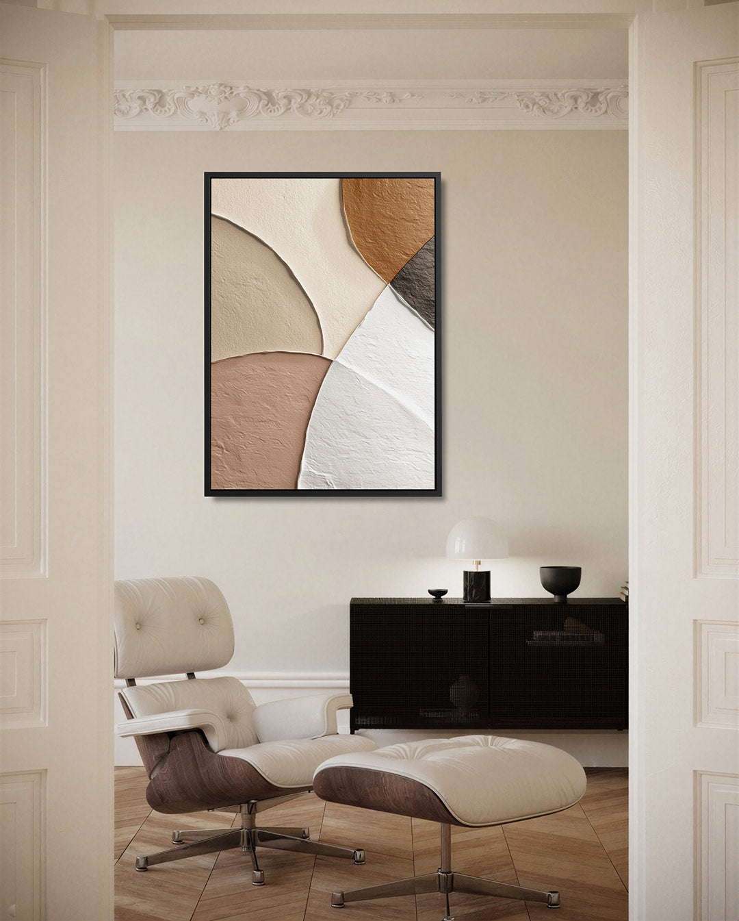 Organische vormen compositie Kunstwerk