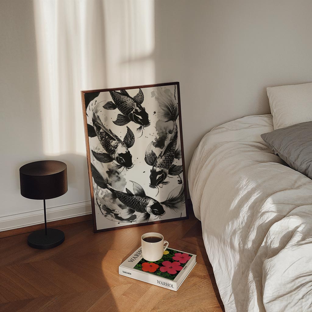Zen Koi Karper Poster-WallArtistic