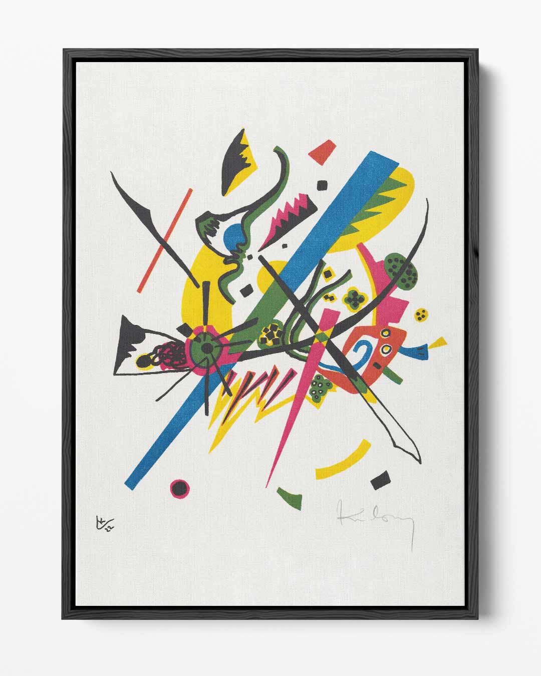 Vrolijke Kleurenexplosie Kunstwerk-canvas-dibond-plexiglas-wanddecoratie-WallArtistic