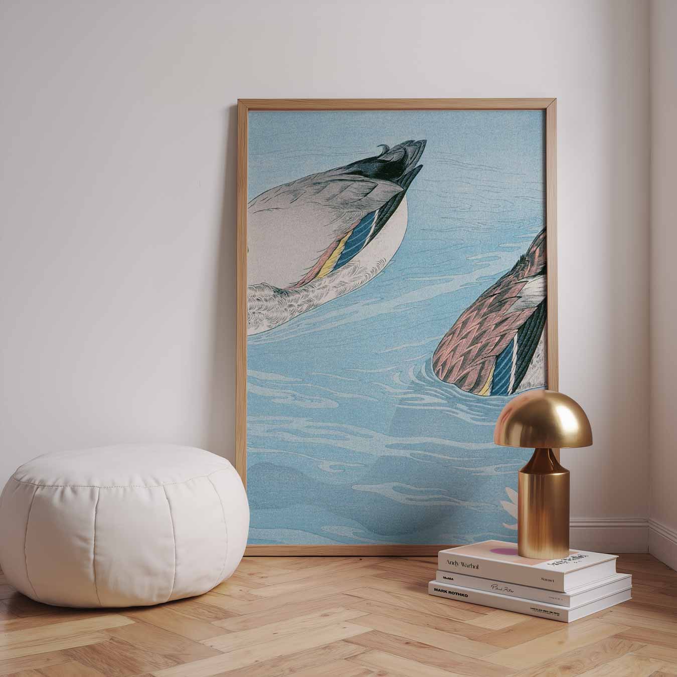 Rustige Eendendans Poster-WallArtistic