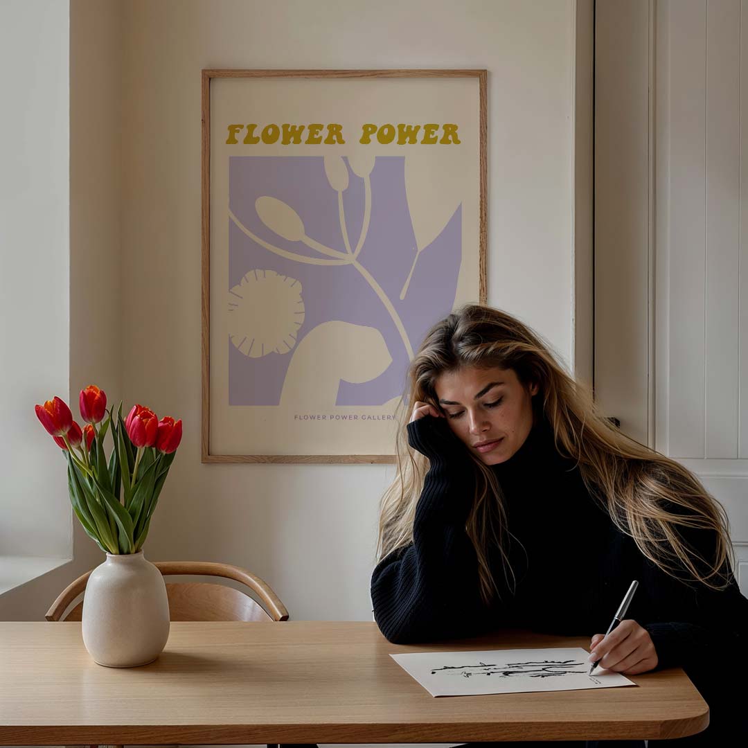 Flower Power Poster-WallArtistic