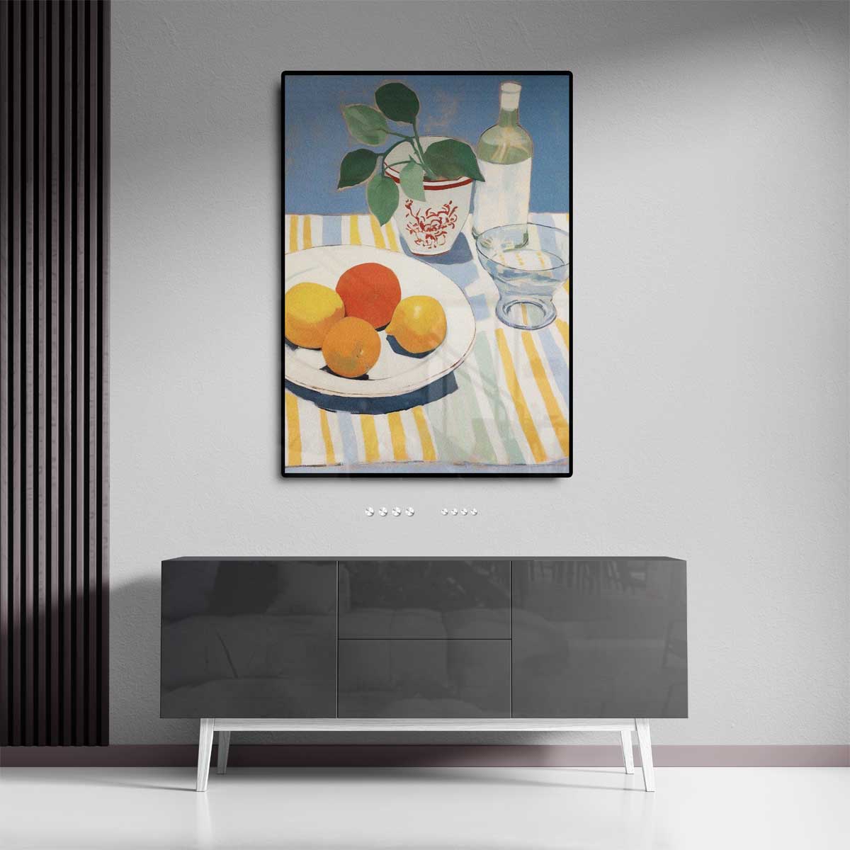 Verfrissende Zomertafel Kunstwerk-canvas-dibond-plexiglas-wanddecoratie-WallArtistic