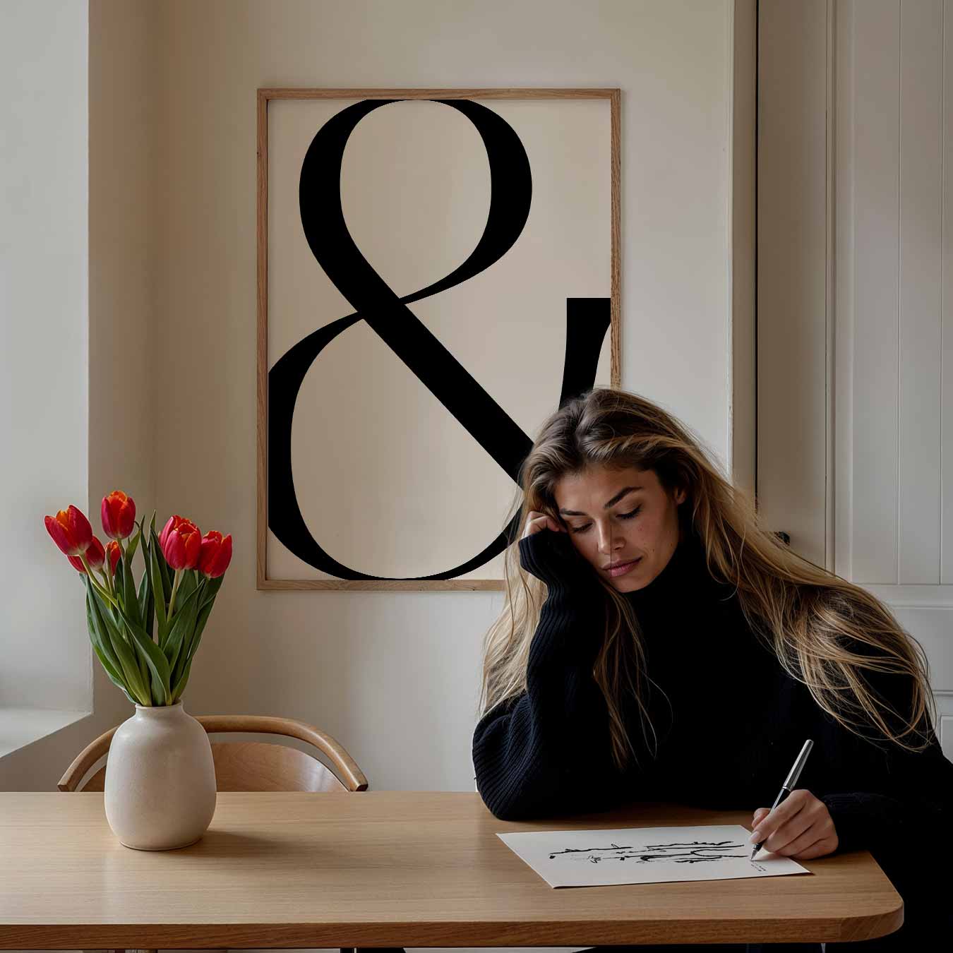 Stijlvolle Ampersand Poster