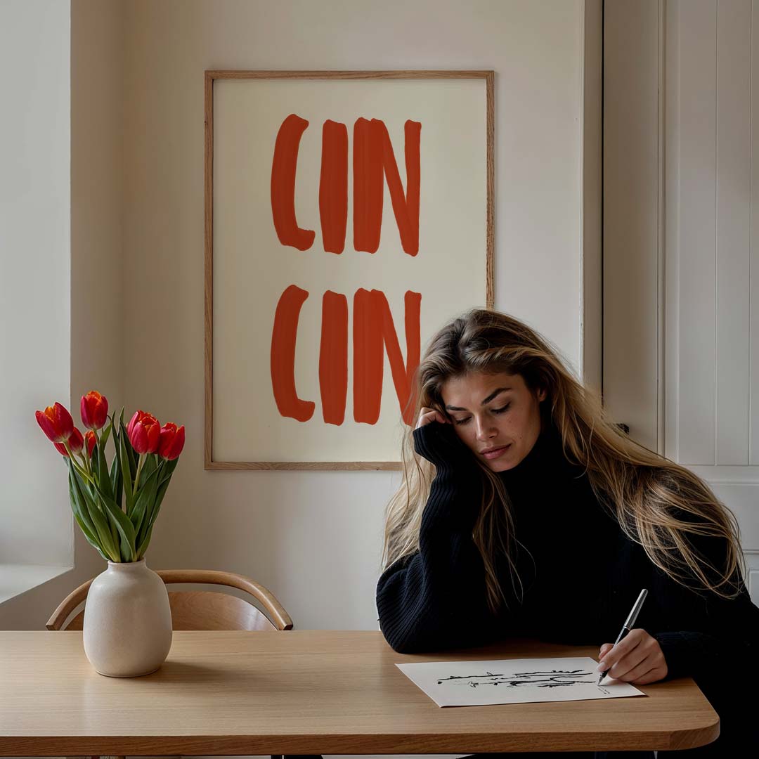 Hippe Cin Cin Poster-WallArtistic