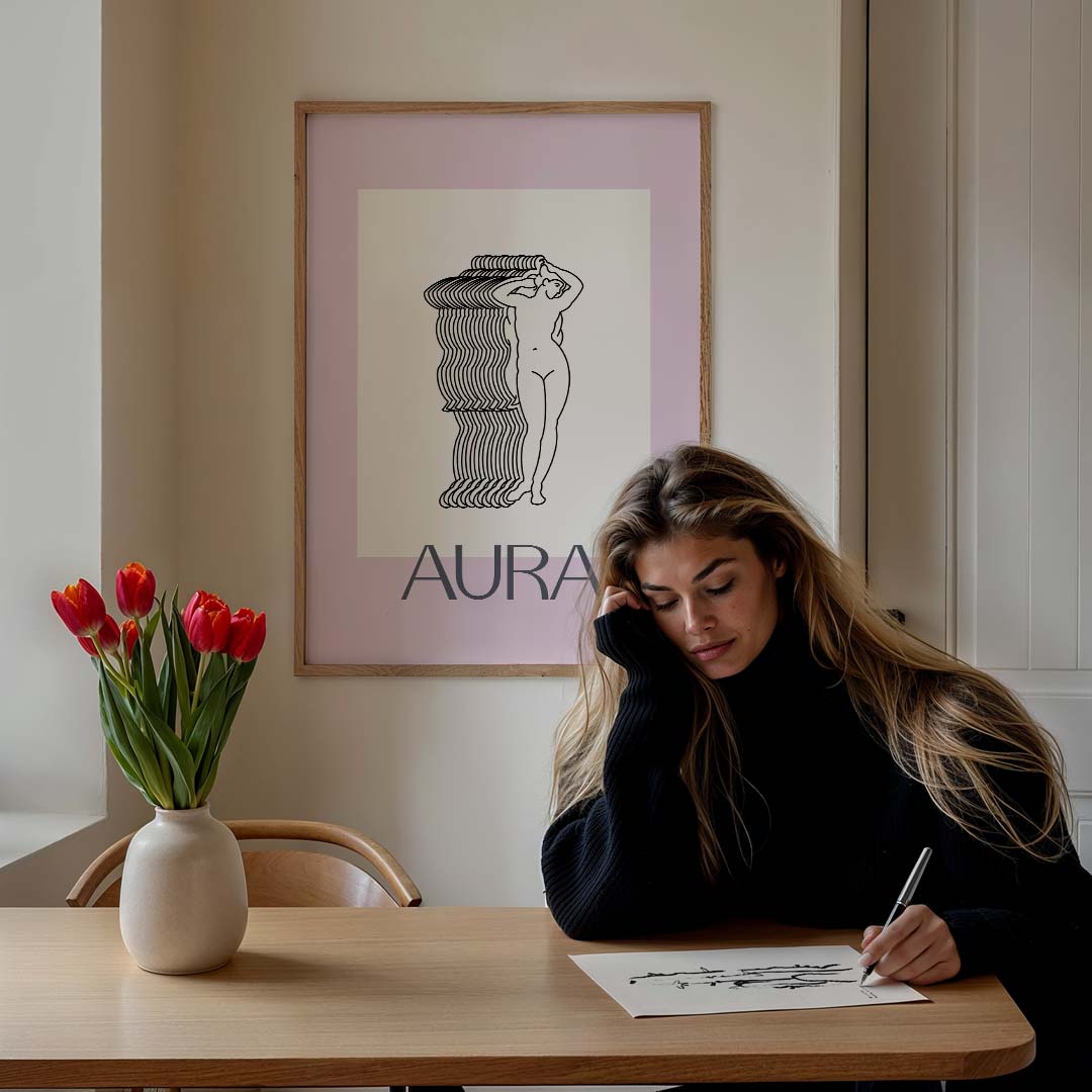 Aura Kunstposter-WallArtistic