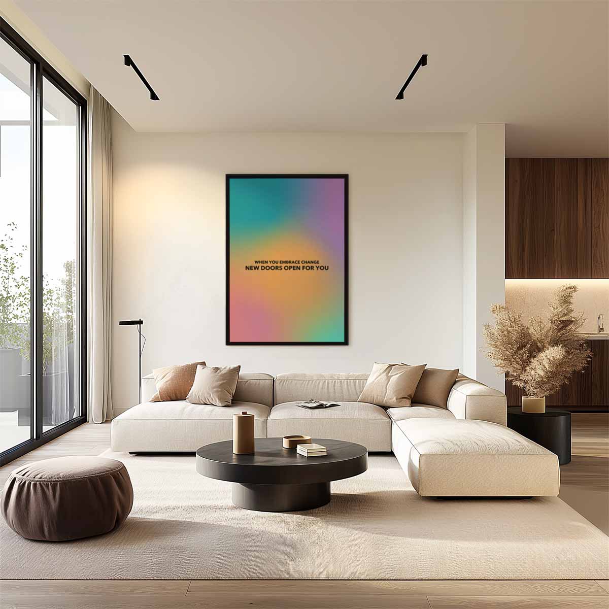 Inspirerende Kleurenmix Wanddecoratie Kunstwerk-canvas-dibond-plexiglas-wanddecoratie-WallArtistic
