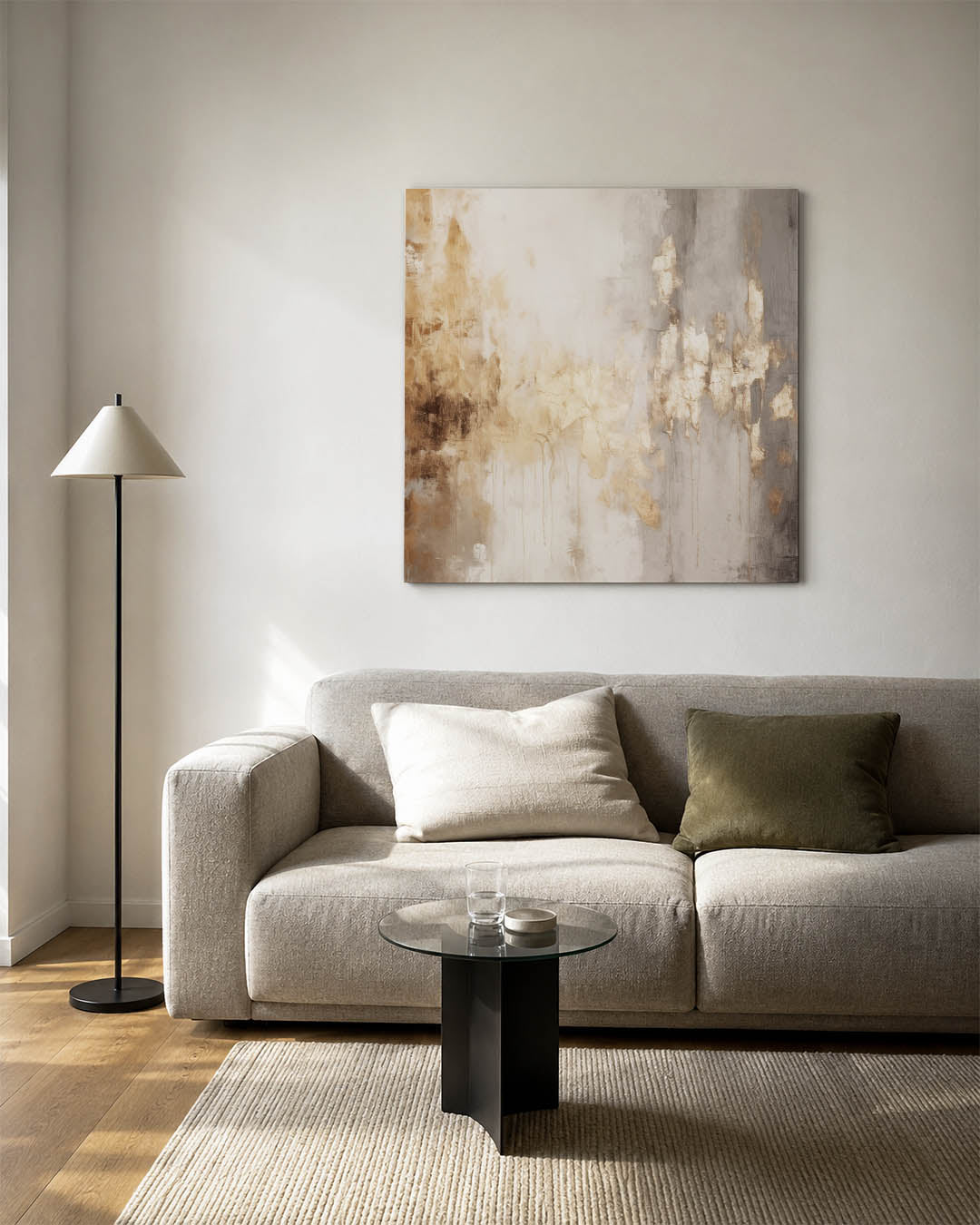 Gelaagde texturen Kunstwerk