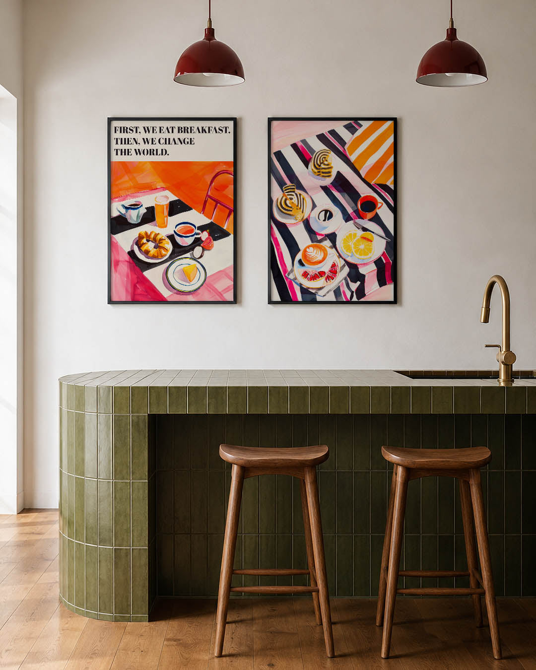 Ontbijt en inspiratie Posterset