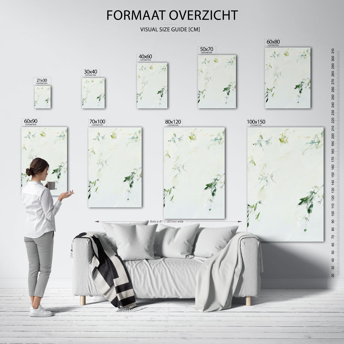 Groene bladeren Poster