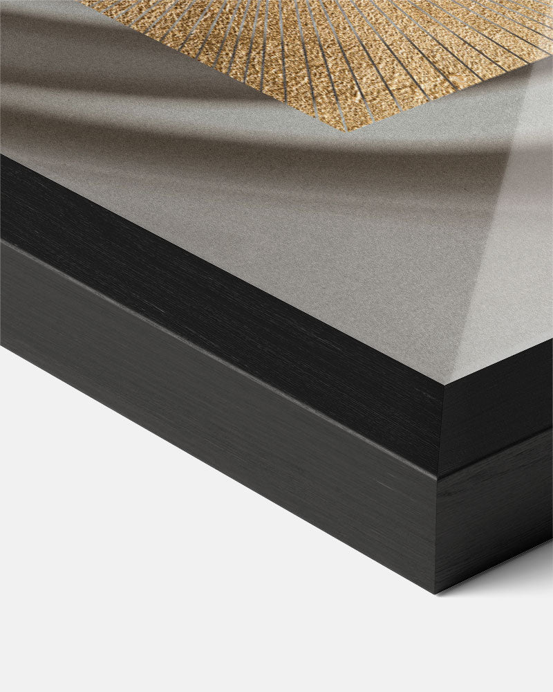 Stralende Gouden Zon Wanddecoratie Poster-WallArtistic