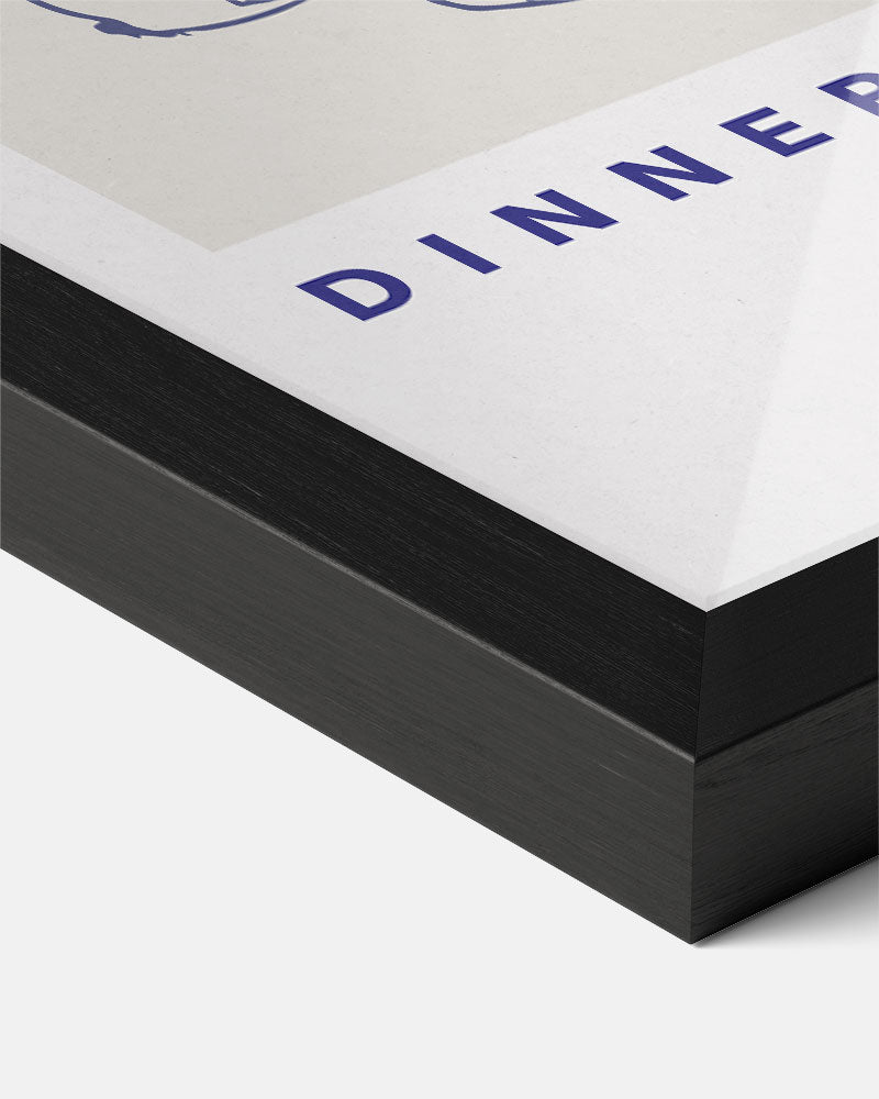 Stijlvolle Dinner Party Poster-WallArtistic