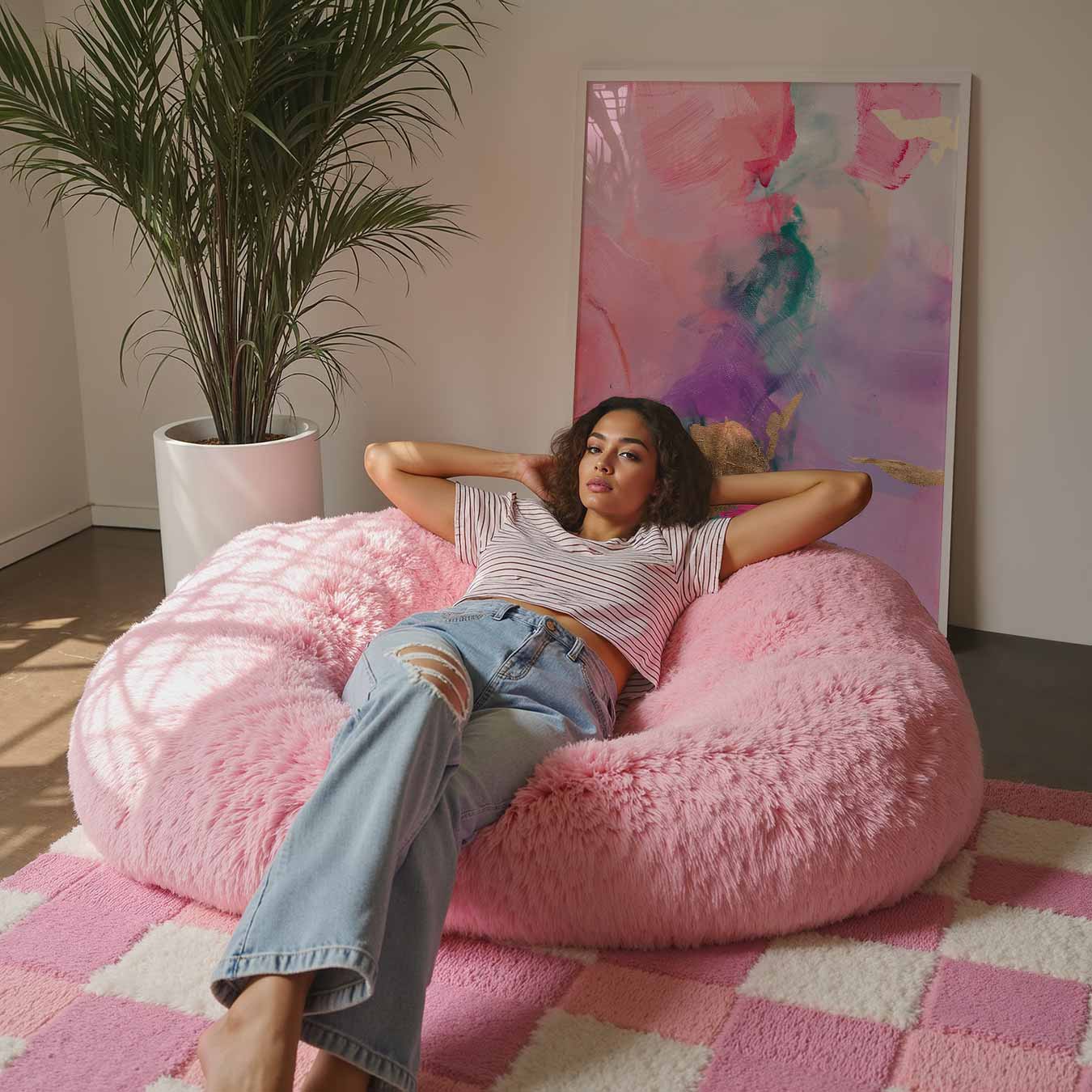 Kleurrijke Abstracte Kunstposter-WallArtistic