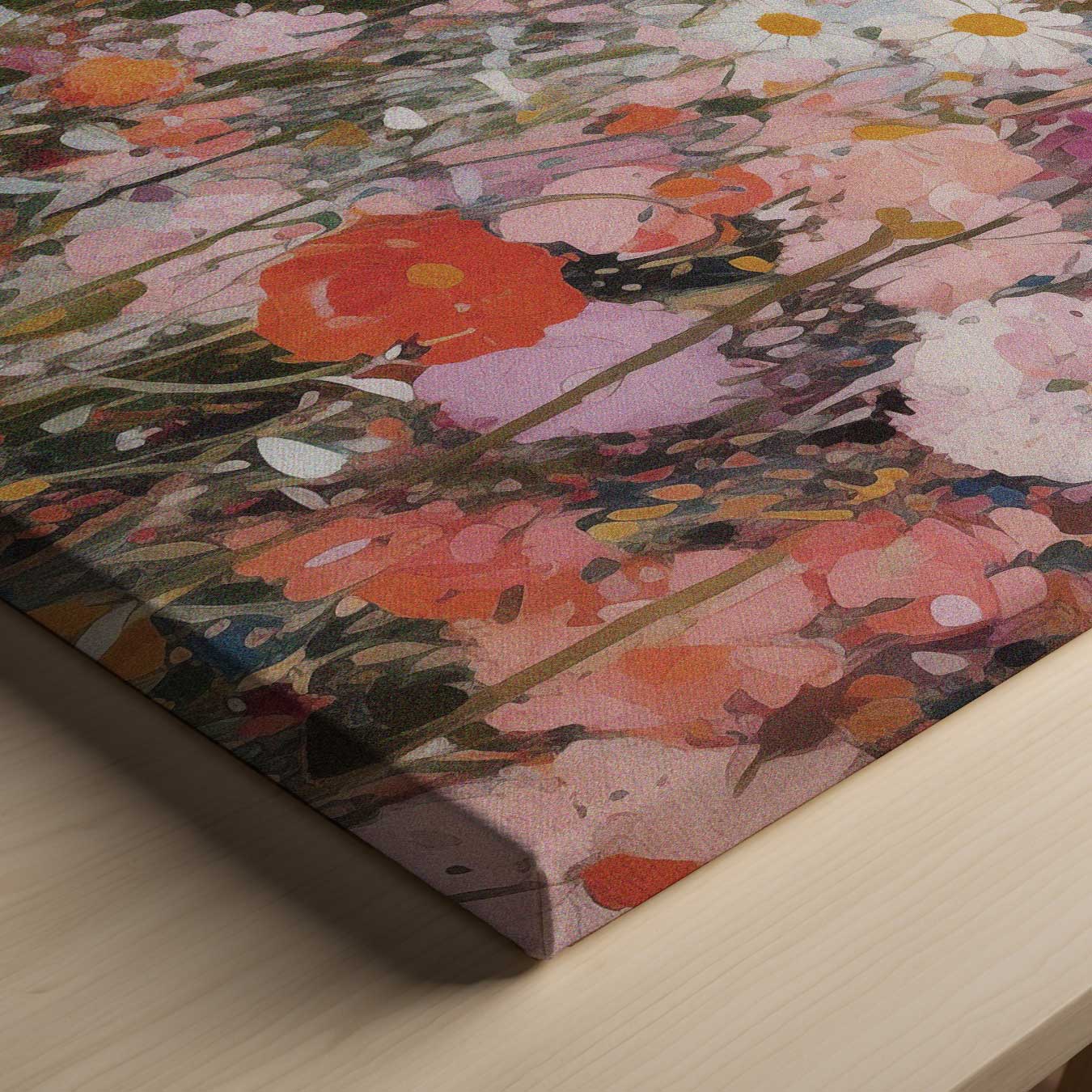Bloemen Weelde Schilderij Kunstwerk-canvas-dibond-plexiglas-wanddecoratie-WallArtistic