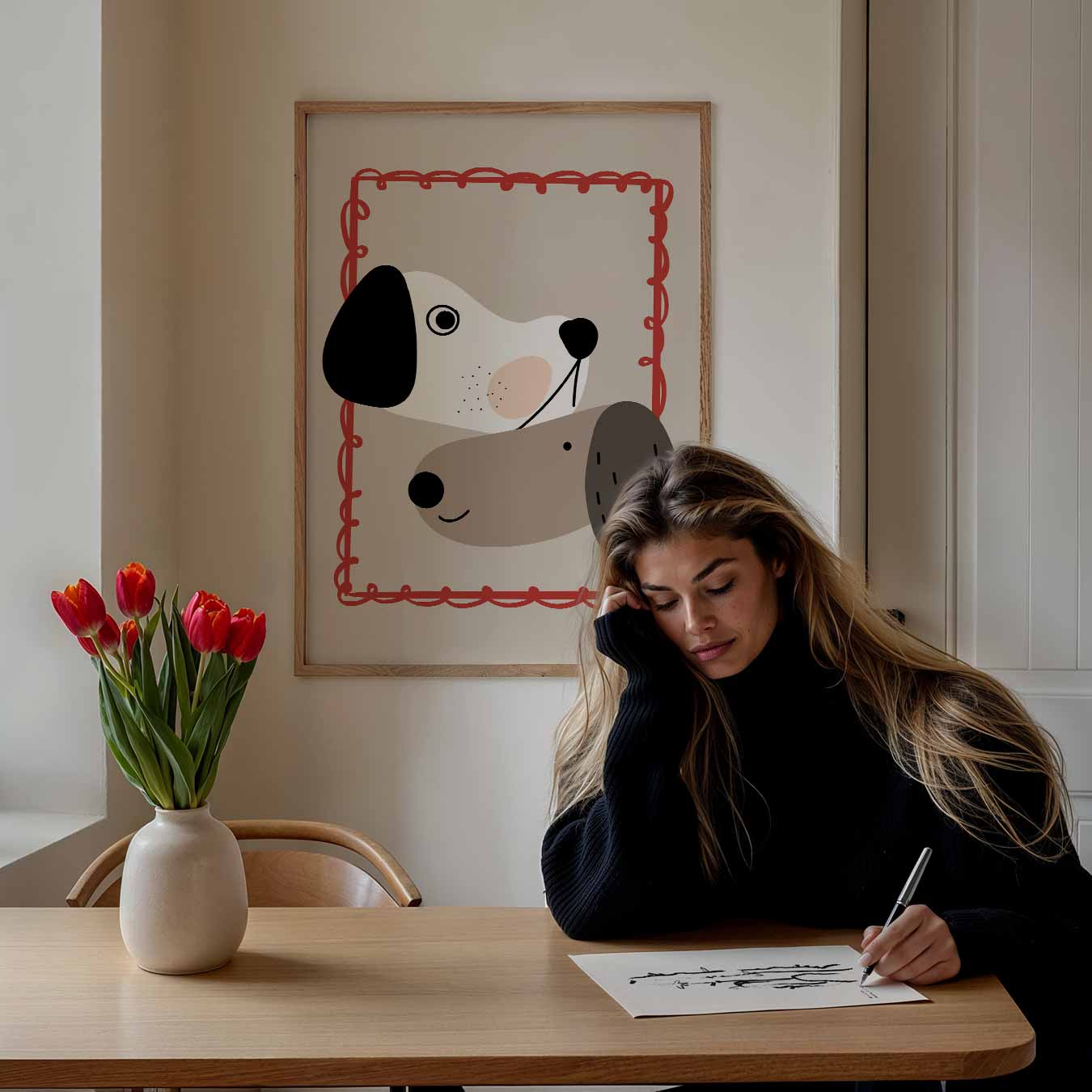 Vrolijke Vriendjes Hondenposter