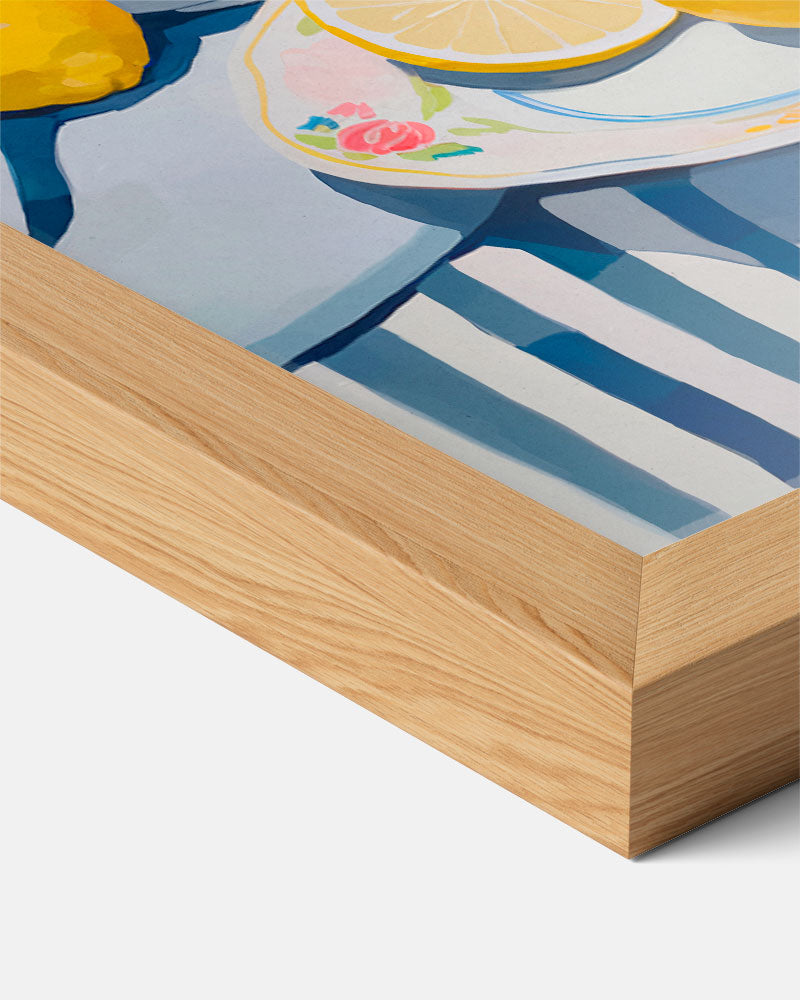 Verfrissende Citrustafereel Poster-WallArtistic