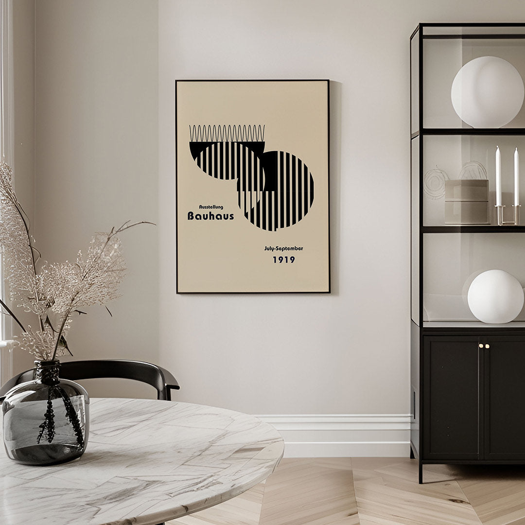 Lijnen en vlakkenspel Poster