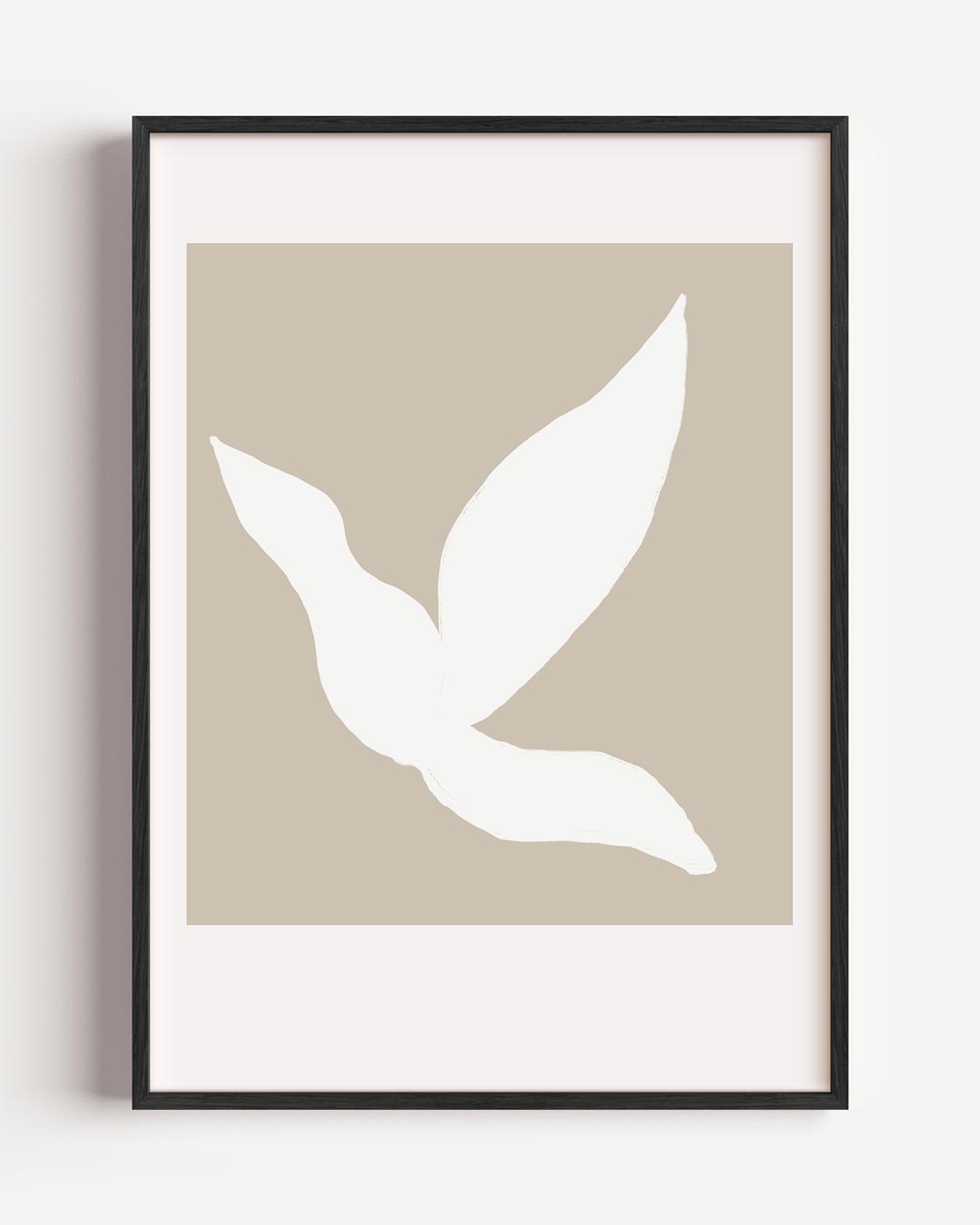 Elegante Minimalistische Bladeren Poster-WallArtistic
