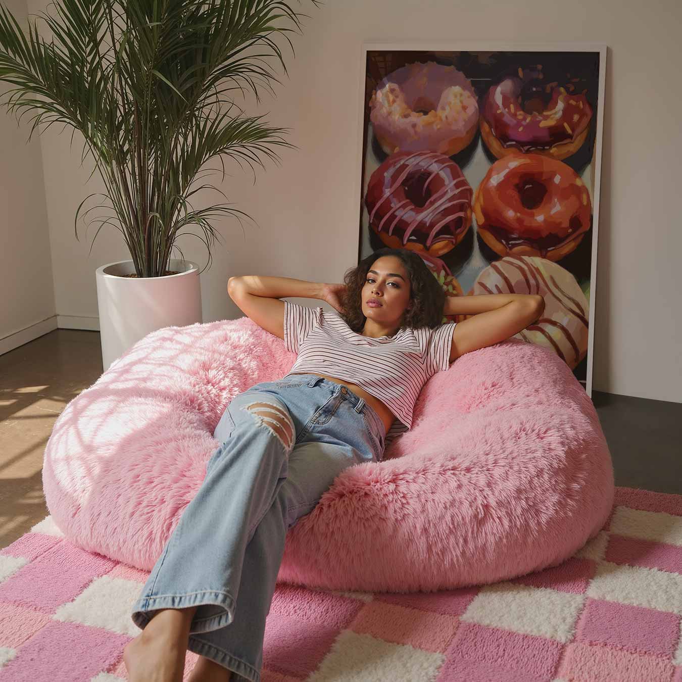 Kleurrijke Donut Poster-WallArtistic