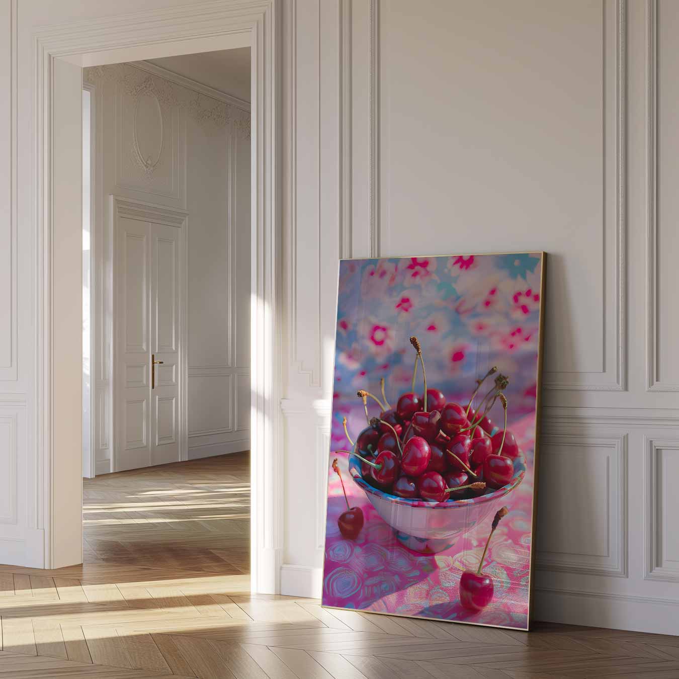 Zomerse Kersen Droom Poster-WallArtistic