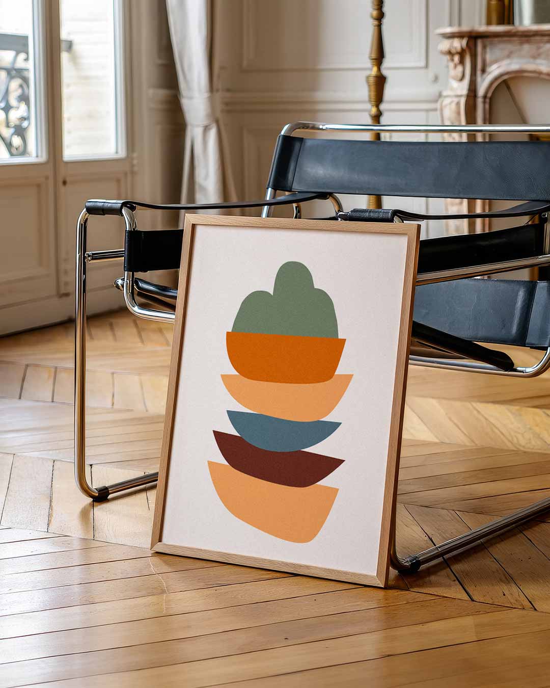 Kleurrijke Abstracte Vormen Poster