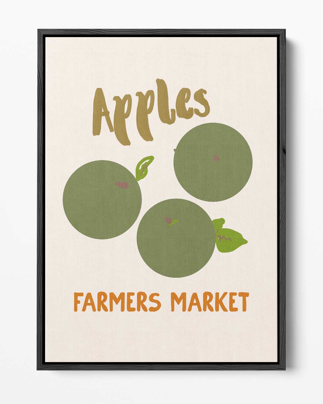Groene Appelmarkt Kunstwerk-canvas-dibond-plexiglas-wanddecoratie-WallArtistic