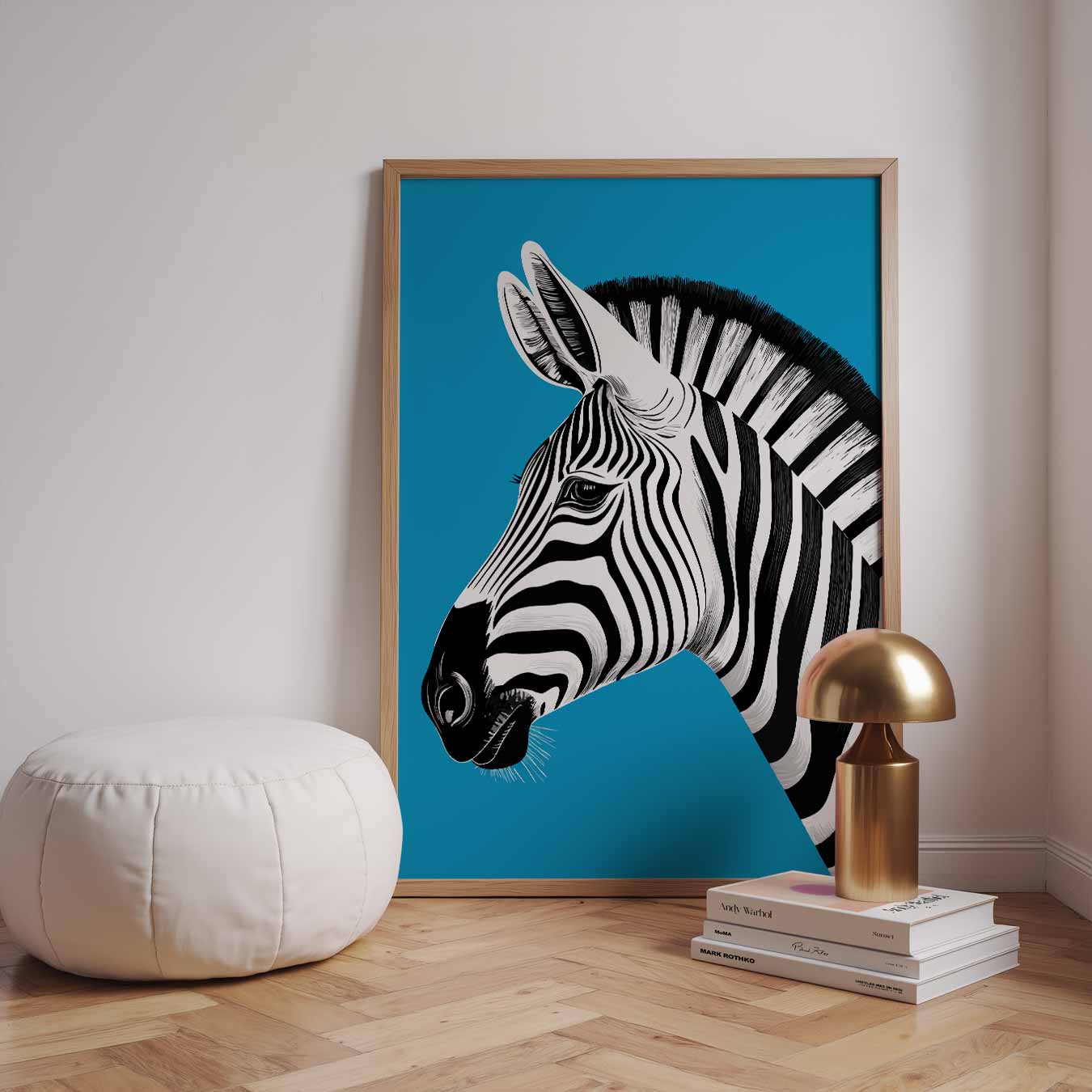 Zebra Portret Poster-WallArtistic