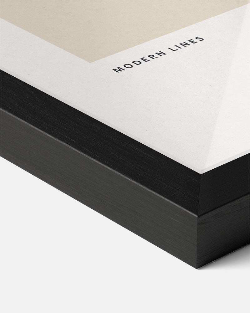 Moderne Botanische Lijnen Poster-WallArtistic