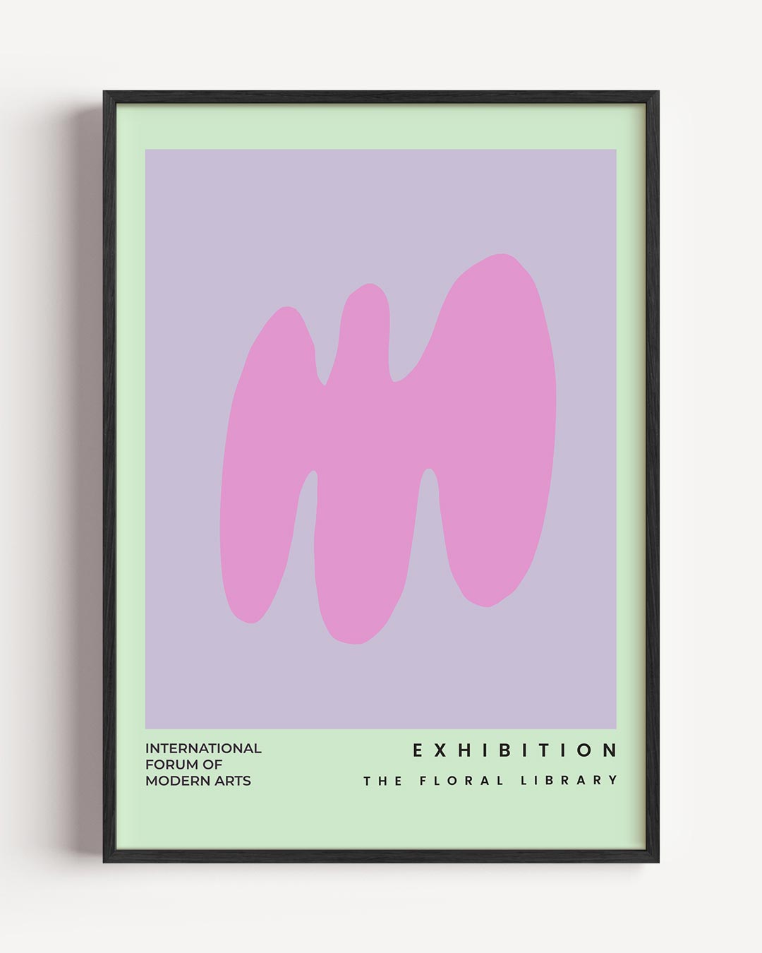 Modern Art Pink Vibes Poster-WallArtistic