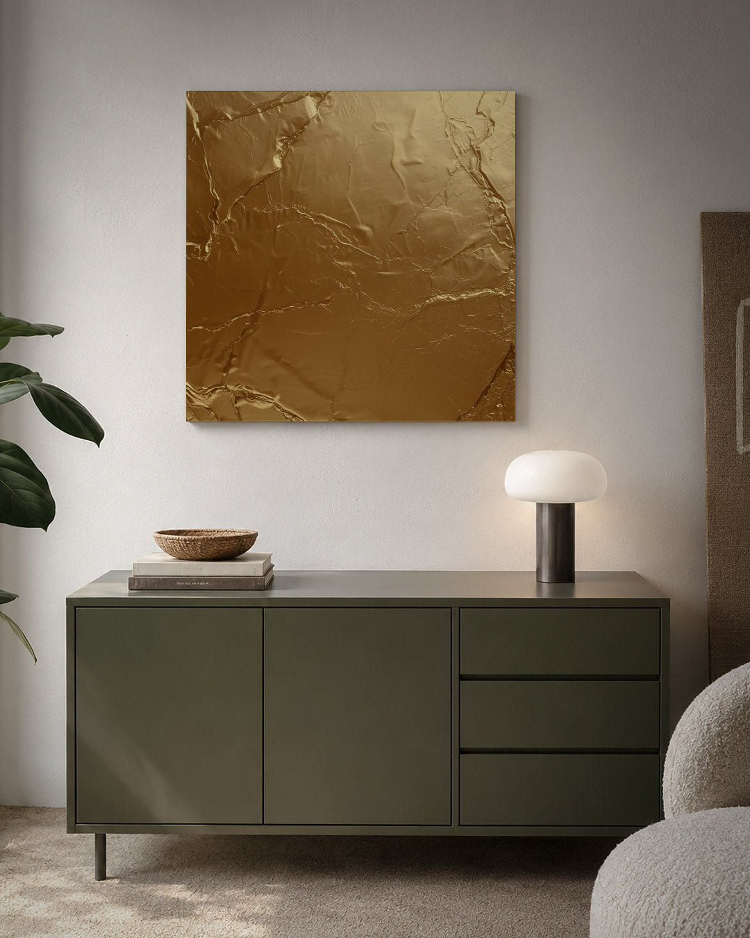 Gouden textuur Kunstwerk