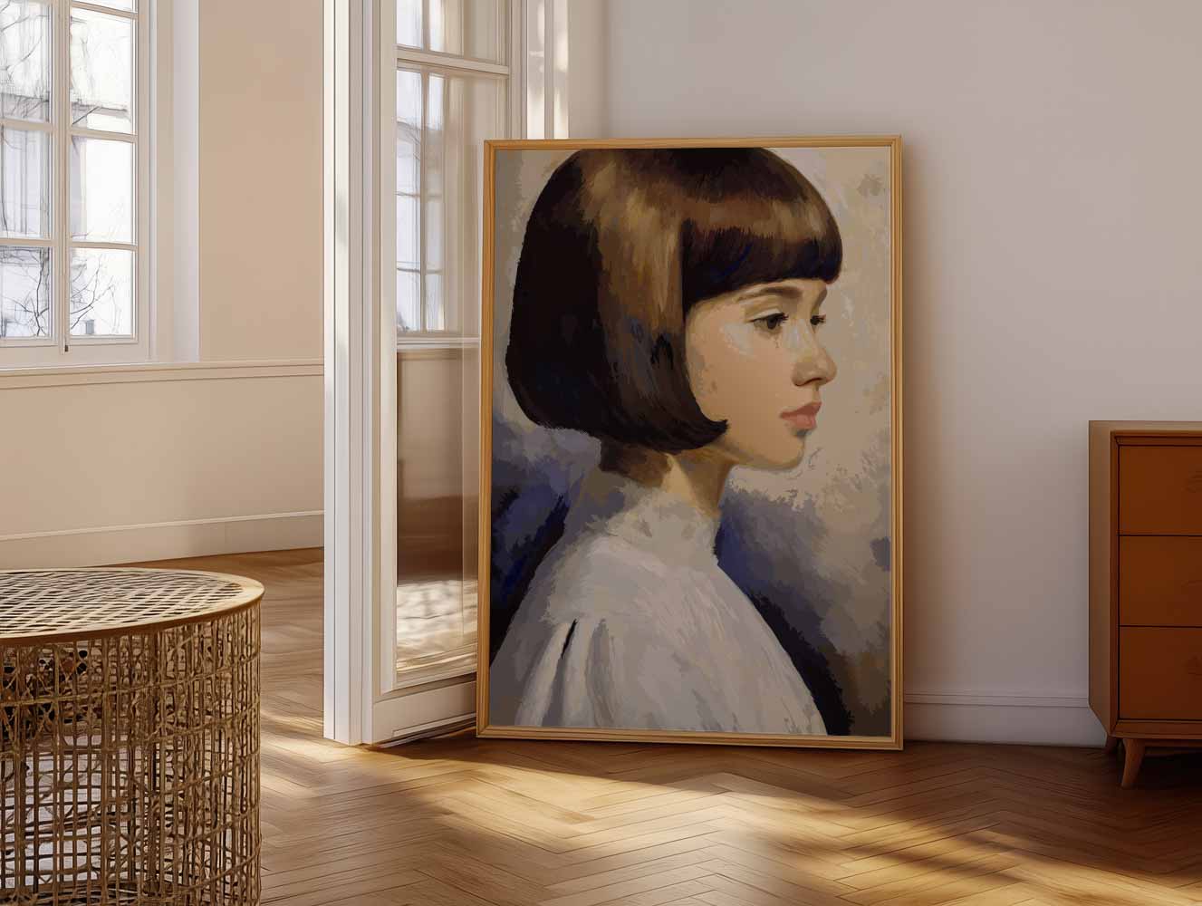 Vrouwelijk Klassiek Portret Poster