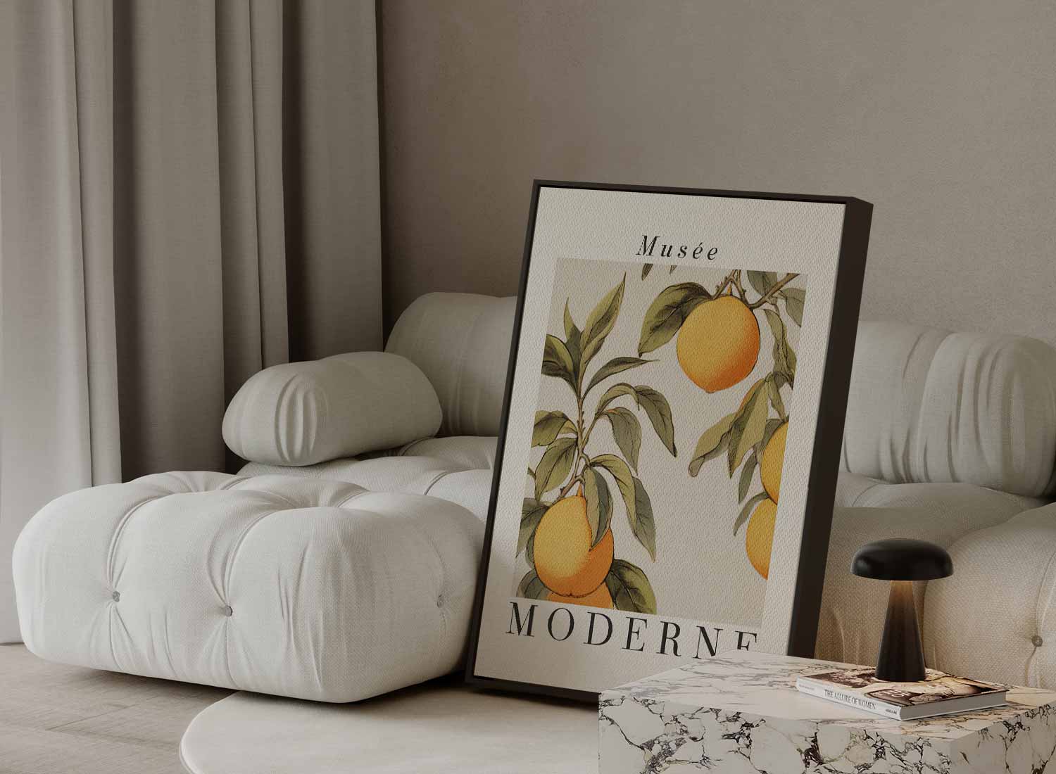 Moderne Citrus Kunstprint Kunstwerk-canvas-dibond-plexiglas-wanddecoratie-WallArtistic