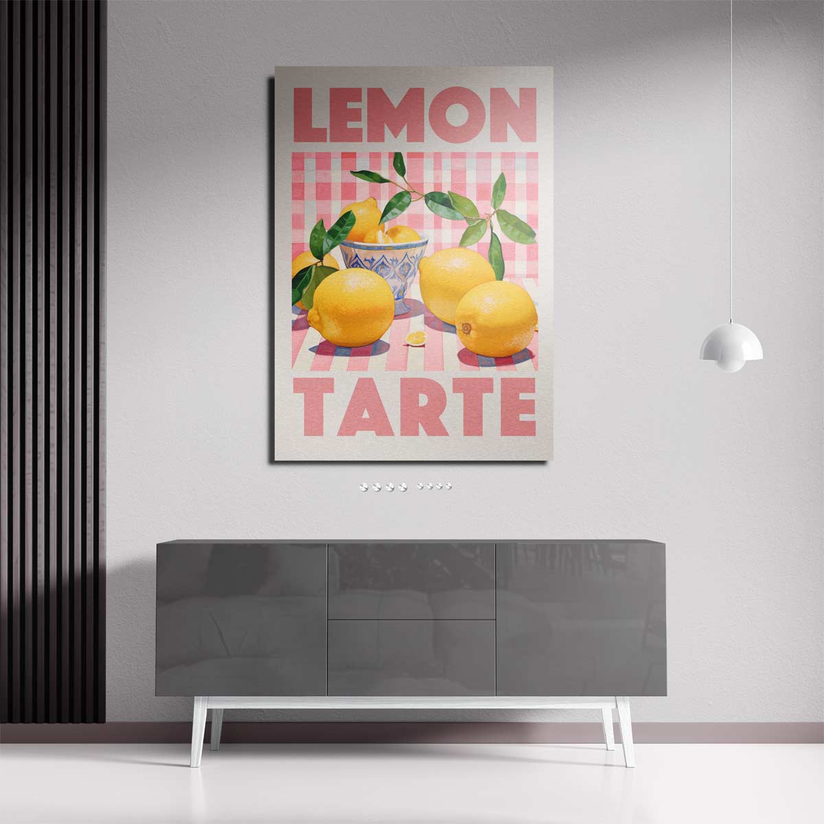 Citroen Tarte Kunstwerk-canvas-dibond-plexiglas-wanddecoratie-WallArtistic