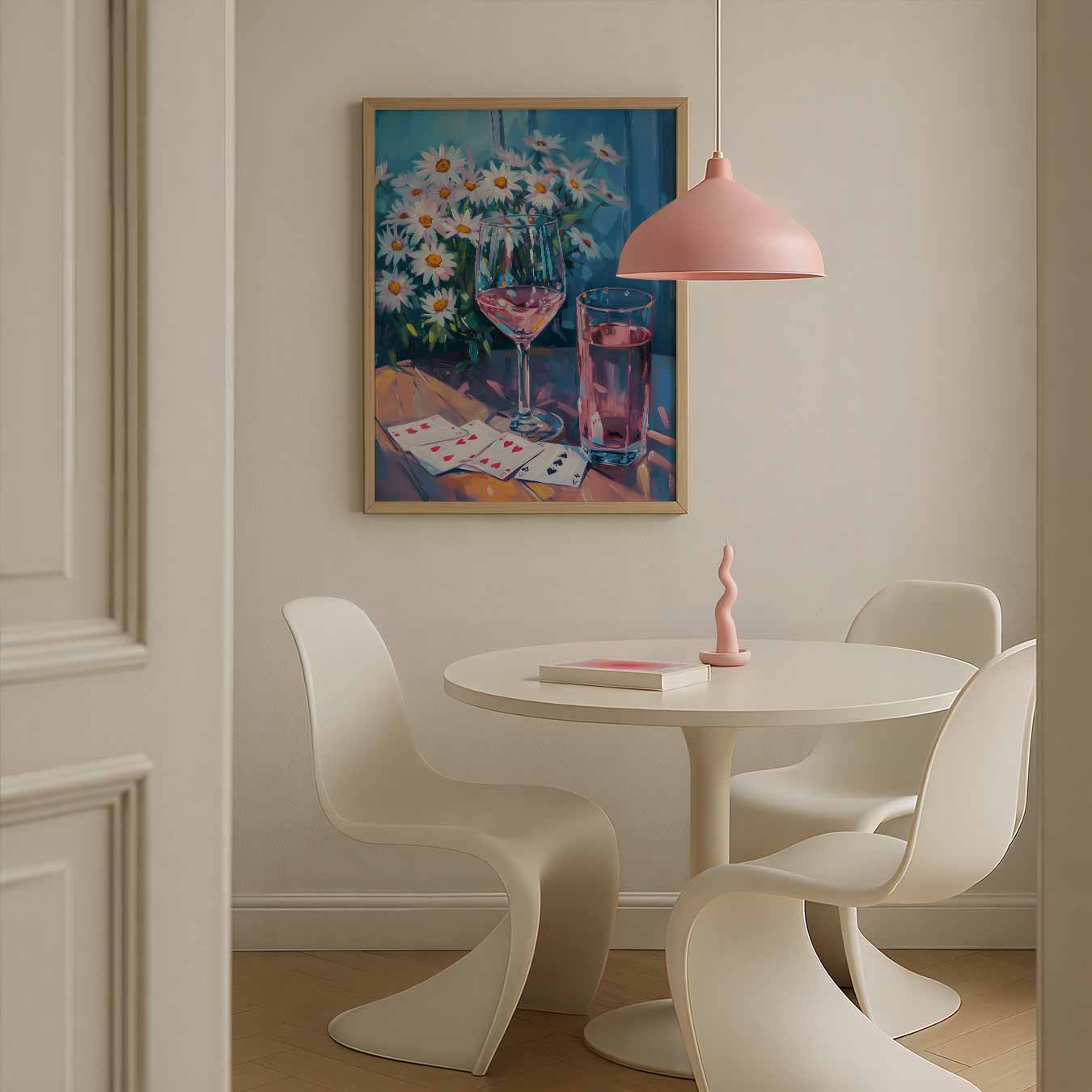 Zomers Geluk in Blauw Poster