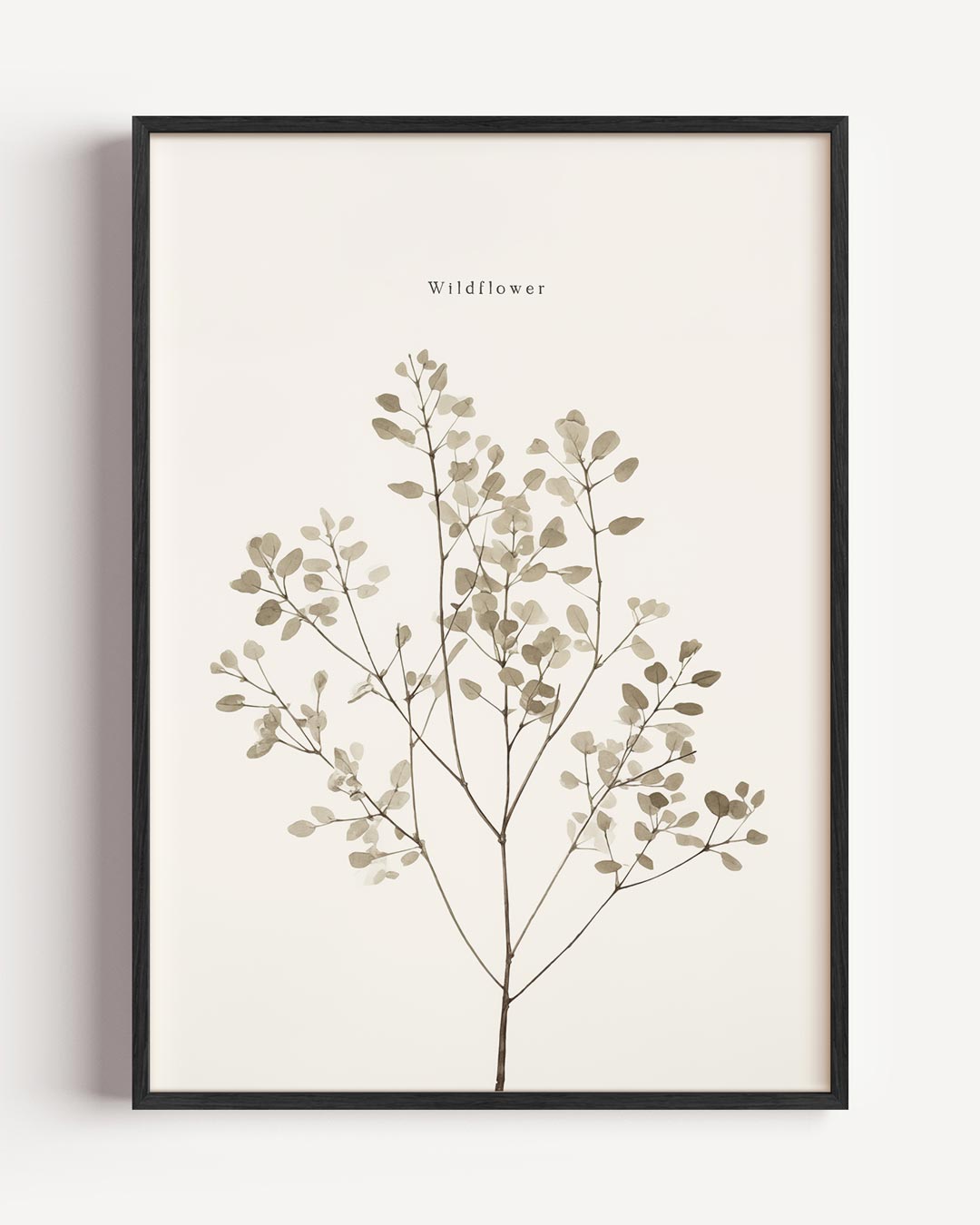Minimalistische Wildflower Poster-WallArtistic