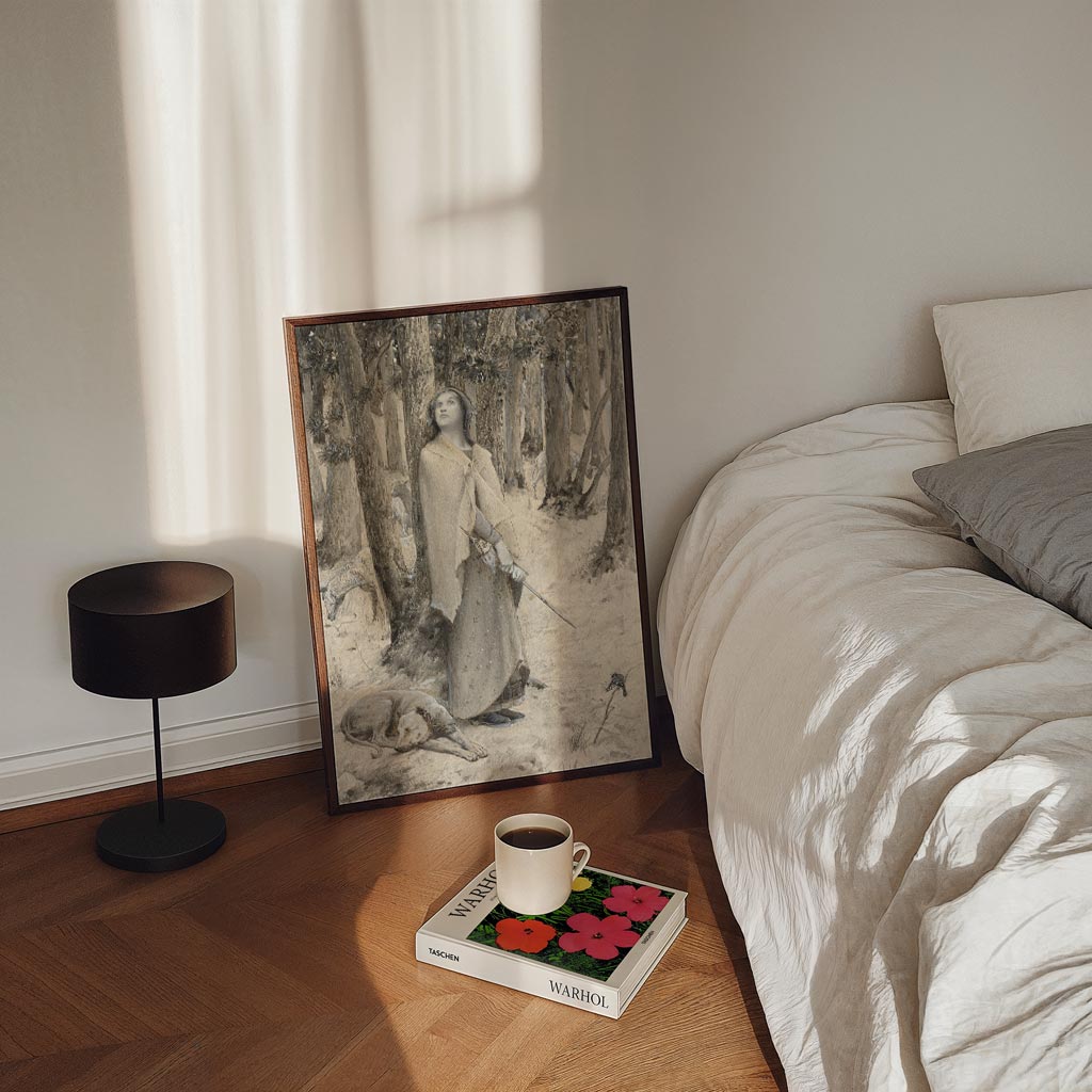 Mystieke Boswandeling Poster-WallArtistic