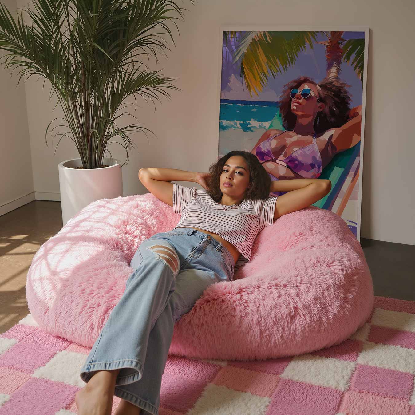 Zon, Zee en Zorgeloosheid Poster-WallArtistic