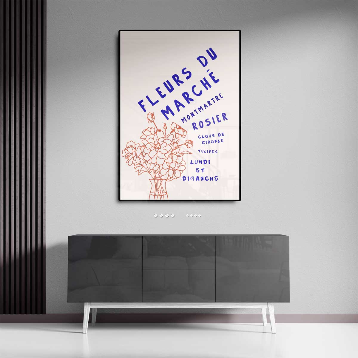 Fleurs du Marché Poster