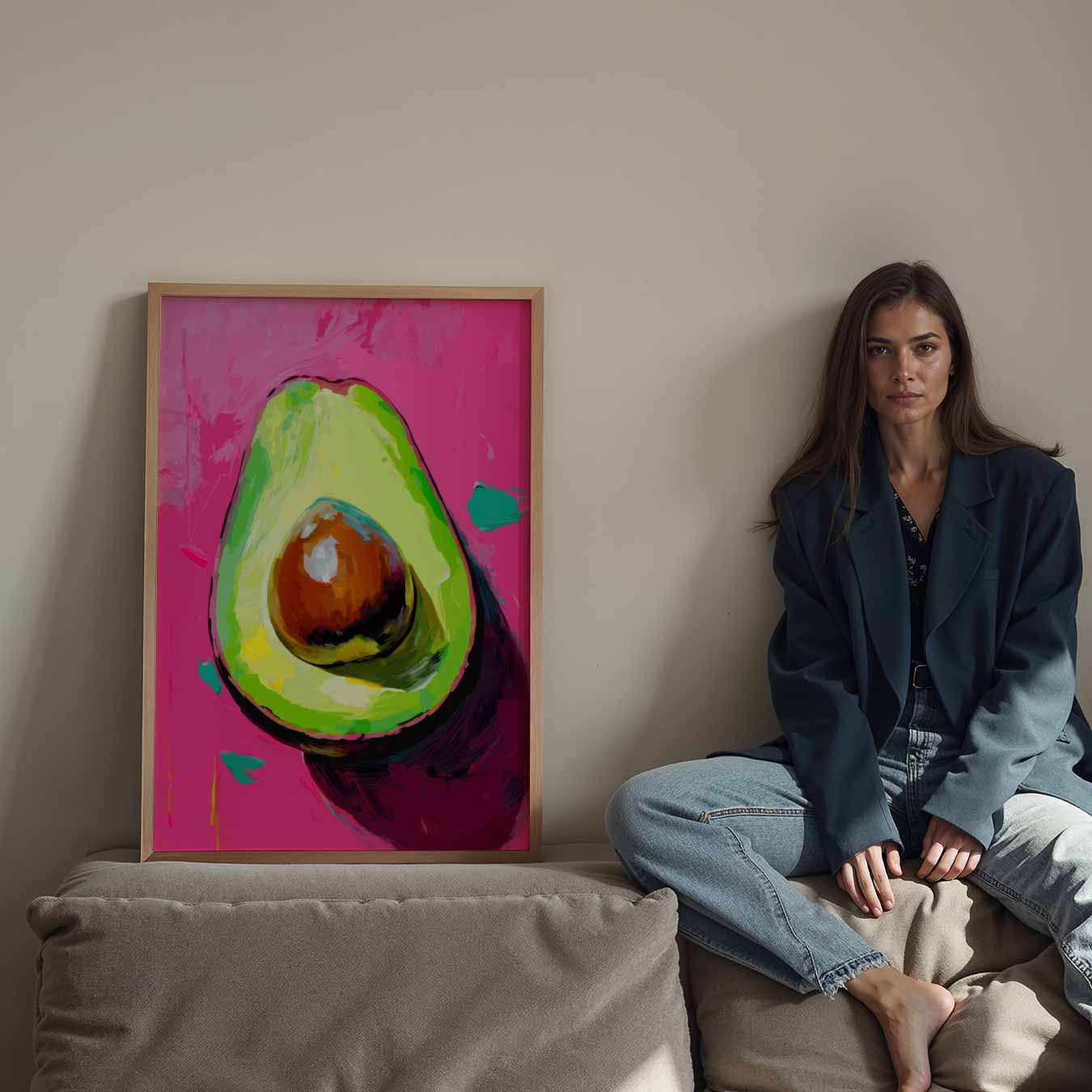 Avocado Art Poster