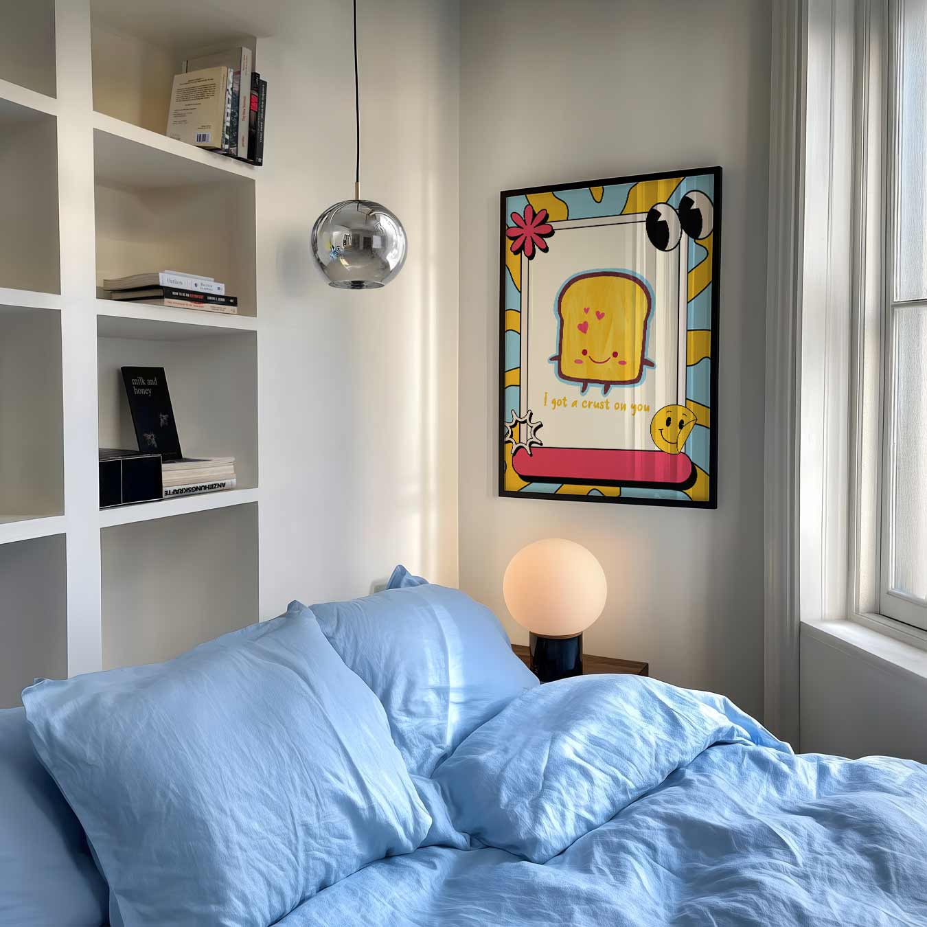 Schattige Toast Poster