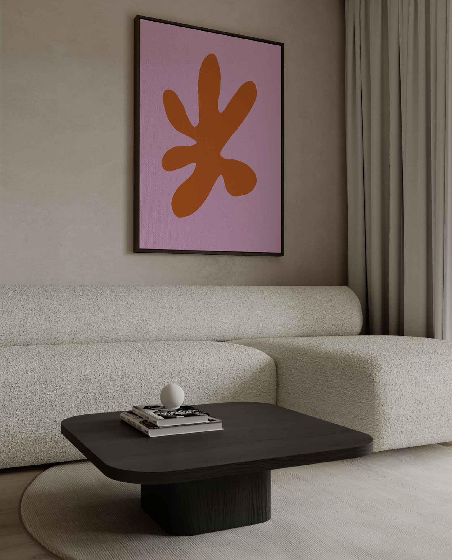 Zonnige Abstractie Kunstwerk-canvas-dibond-plexiglas-wanddecoratie-WallArtistic